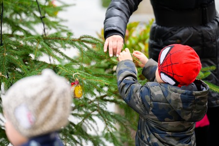 11 Okrasitev smreke v trškem jedru